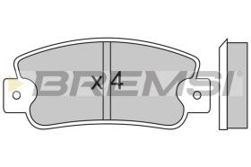 BREMSI BP2211 - PASTIGLIE FRENO - BRAKE PADS