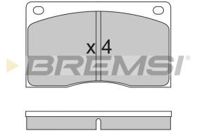 BREMSI BP2213 - PASTIGLIE FRENO - BRAKE PADS