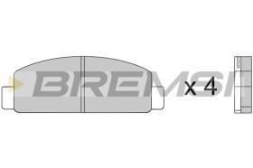BREMSI BP2218 - PASTIGLIE FRENO - BRAKE PADS