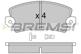 BREMSI BP2220 - PASTIGLIE FRENO - BRAKE PADS