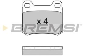 BREMSI BP2227 - PASTIGLIE FRENO - BRAKE PADS