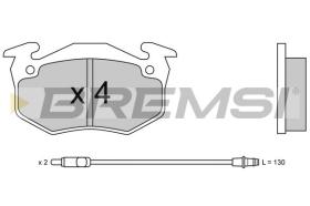 BREMSI BP2229 - PASTIGLIE FRENO - BRAKE PADS