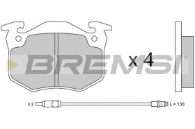 BREMSI BP2230 - PASTIGLIE FRENO - BRAKE PADS