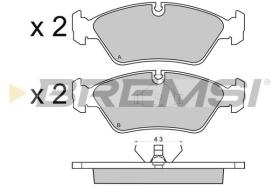 BREMSI BP2231 - PASTIGLIE FRENO - BRAKE PADS