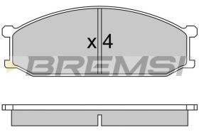 BREMSI BP2233 - JUEGO PASTILLAS DE FRENO BREMSI