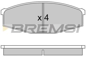 BREMSI BP2234 - PASTIGLIE FRENO - BRAKE PADS
