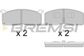 BREMSI BP2239 - PASTIGLIE FRENO - BRAKE PADS