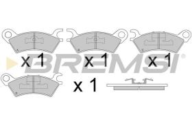 BREMSI BP2250 - PASTIGLIE FRENO - BRAKE PADS