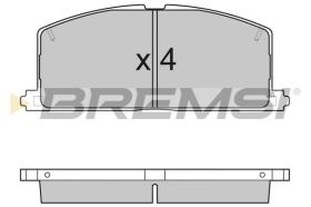 BREMSI BP2255 - PASTIGLIE FRENO - BRAKE PADS