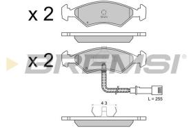 BREMSI BP2266 - PASTIGLIE FRENO - BRAKE PADS