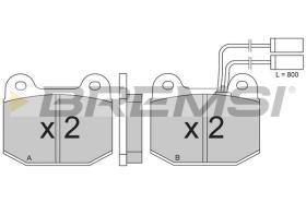 BREMSI BP2274 - PASTIGLIE FRENO - BRAKE PADS