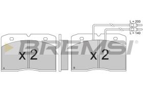 BREMSI BP2275 - PASTIGLIE FRENO - BRAKE PADS