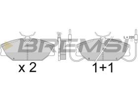 BREMSI BP2277 - PASTIGLIE FRENO - BRAKE PADS