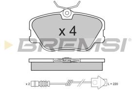 BREMSI BP2286 - PASTIGLIE FRENO - BRAKE PADS