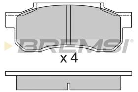 BREMSI BP2292 - PASTIGLIE FRENO - BRAKE PADS