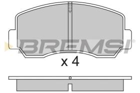 BREMSI BP2296 - PASTIGLIE FRENO - BRAKE PADS