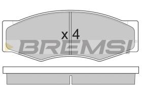 BREMSI BP2302 - PASTIGLIE FRENO - BRAKE PADS