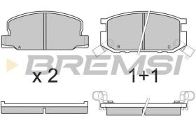 BREMSI BP2308 - PASTIGLIE FRENO - BRAKE PADS