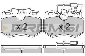 BREMSI BP2311 - PASTIGLIE FRENO - BRAKE PADS