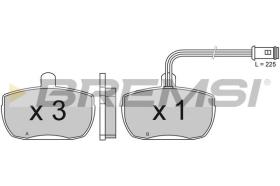 BREMSI BP2315 - PASTIGLIE FRENO - BRAKE PADS
