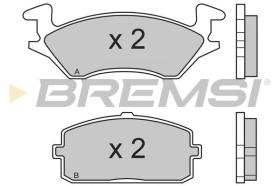 BREMSI BP2324 - PASTIGLIE FRENO - BRAKE PADS