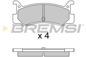 BREMSI BP2328 - PASTIGLIE FRENO - BRAKE PADS
