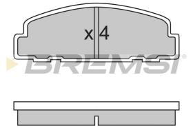 BREMSI BP2329 - PASTIGLIE FRENO - BRAKE PADS