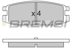 BREMSI BP2331 - PASTIGLIE FRENO - BRAKE PADS