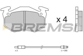 BREMSI BP2334 - PASTIGLIE FRENO - BRAKE PADS