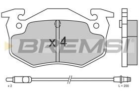 BREMSI BP2338 - PASTIGLIE FRENO - BRAKE PADS