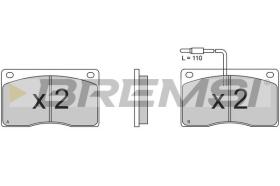 BREMSI BP2340 - PASTIGLIE FRENO - BRAKE PADS