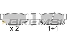 BREMSI BP2346 - PASTIGLIE FRENO - BRAKE PADS