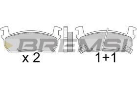 BREMSI BP2348 - PASTIGLIE FRENO - BRAKE PADS