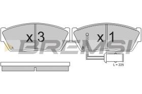 BREMSI BP2355 - PASTIGLIE FRENO - BRAKE PADS