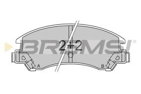 BREMSI BP2358 - PASTIGLIE FRENO - BRAKE PADS