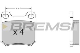 BREMSI BP2368 - PASTIGLIE FRENO - BRAKE PADS