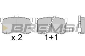 BREMSI BP2372 - PASTIGLIE FRENO - BRAKE PADS