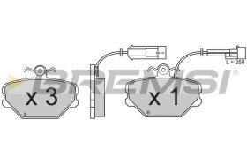 BREMSI BP2375 - PASTIGLIE FRENO - BRAKE PADS