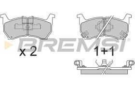BREMSI BP2377 - PASTIGLIE FRENO - BRAKE PADS