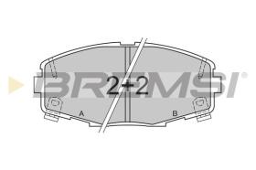 BREMSI BP2378 - PASTIGLIE FRENO - BRAKE PADS