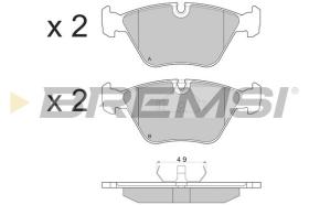BREMSI BP2381 - PASTIGLIE FRENO - BRAKE PADS