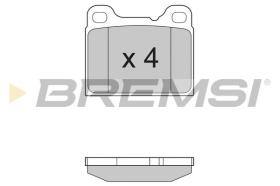 BREMSI BP2383 - JUEGO PASTILLAS DE FRENO BREMSI