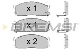 BREMSI BP2390 - PASTIGLIE FRENO - BRAKE PADS