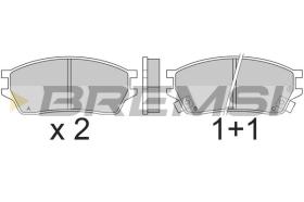 BREMSI BP2392 - PASTIGLIE FRENO - BRAKE PADS