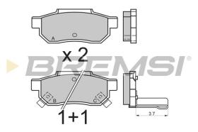 BREMSI BP2396 - PASTIGLIE FRENO - BRAKE PADS
