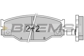 BREMSI BP2403 - PASTIGLIE FRENO - BRAKE PADS