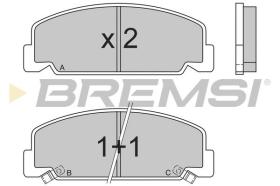 BREMSI BP2406 - PASTIGLIE FRENO - BRAKE PADS