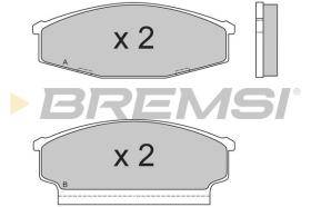 BREMSI BP2408 - PASTIGLIE FRENO - BRAKE PADS