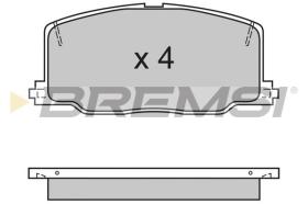 BREMSI BP2411 - PASTIGLIE FRENO - BRAKE PADS