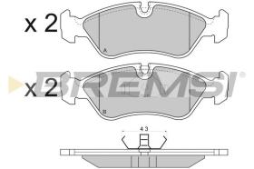 BREMSI BP2417 - PASTIGLIE FRENO - BRAKE PADS
